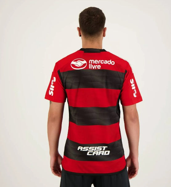 CAMISETA FLAMENGO PRETA 24/25 MASCULINA (JOGADOR) COM PATROCINADOR