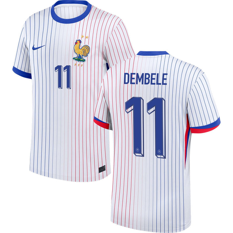 Camisa França Away EURO 2024 Masculina