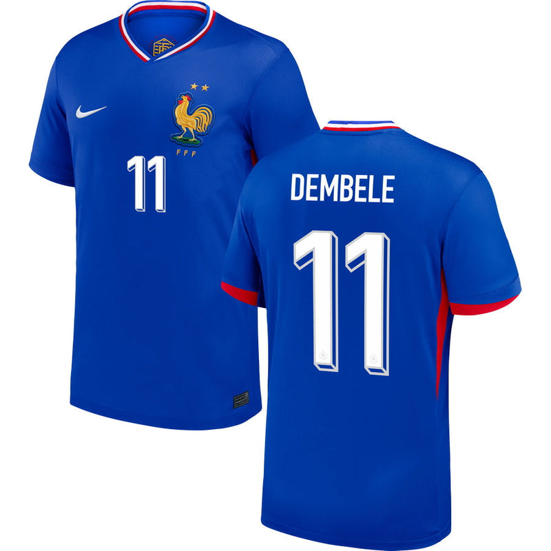 Camisa França Home EURO 2024 Masculina