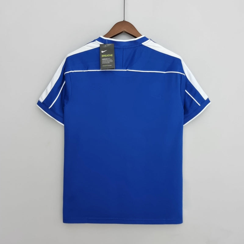 BRASIL AWAY 1998/98 - NIKE RETRO MEN`S - BLUE/WHITE