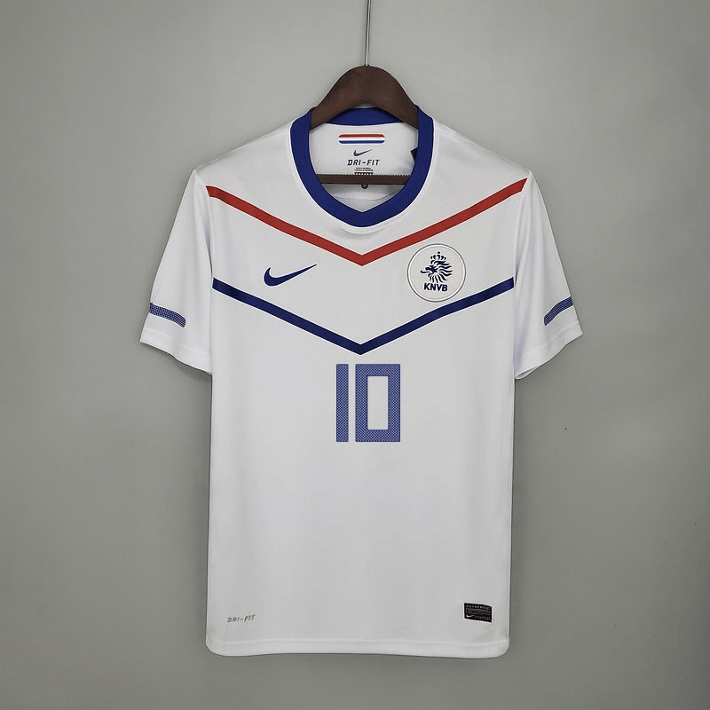 HOLANDA AWAY 2012 - NIKE RETRO MASCULINO - BRANCO/AZUL