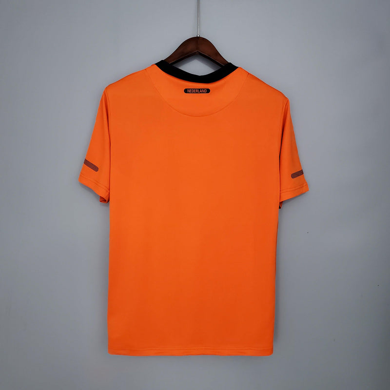 HOLANDA HOME 2010 - NIKE RETRO MASCULINO - LARANJA/BRANCO