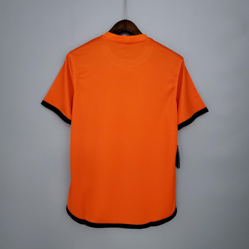 HOLANDA HOME 2012 - NIKE RETRO MASCULINO - LARANJA/PRETO