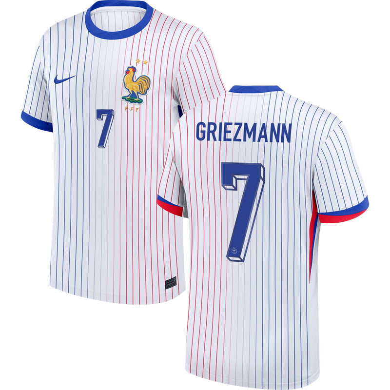 Camisa França Away EURO 2024 Masculina