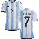 ARGENTINA HOME STADIUM JERSEY 2022/23 MEN`S