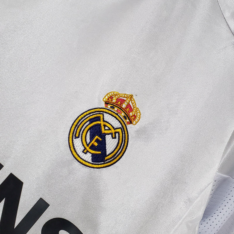 REAL MADRID HOME 2004/05 - ADIDAS RETRO MEN`S - WHITE
