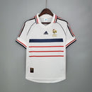 FRANCE AWAY 1998 - ADIDAS RETRO MASCULINO - BRANCO/VERMELHO