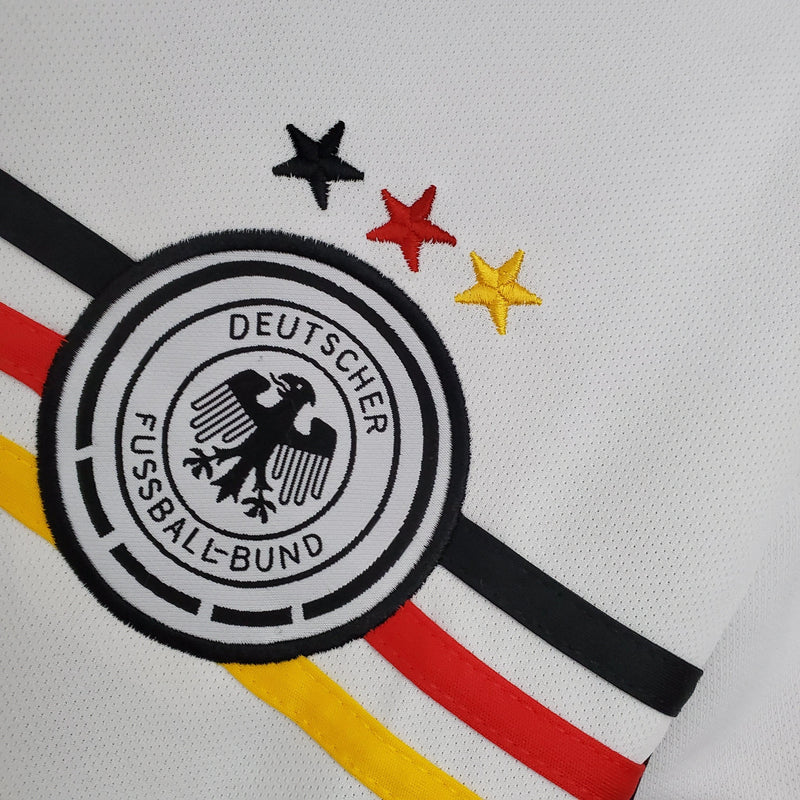 ALEMANHA HOME 1998 - ADIDAS RETRO MEN`S - WHITE/BLACK
