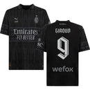 MILAN AC X PLEASURES DARK VERSION JERSEY 2023/24 MEN`S
