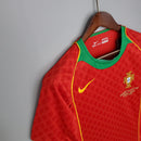PORTUGAL HOME 2004 - NIKE RETRO MASCULINO - VERMELHO/AMARELO