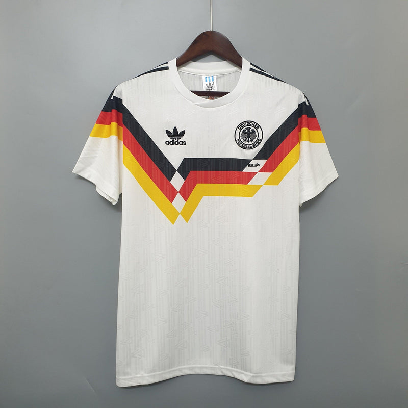 ALEMANHA HOME 1990/90 - ADIDAS RETRO MEN`S - WHITE/BLACK