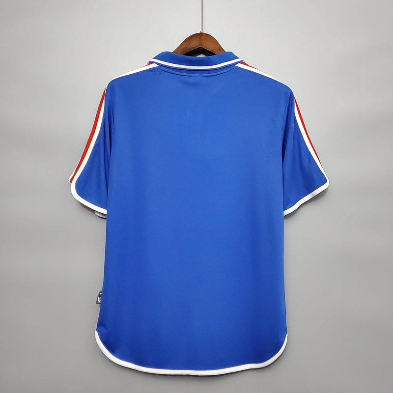 FRANÇA HOME 2000 - ADIDAS RETRO MASCULINO - AZUL/BRANCO