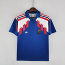 FRANÇA HOME 1988 - ADIDAS RETRO MASCULINO - AZUL/VERMELHO