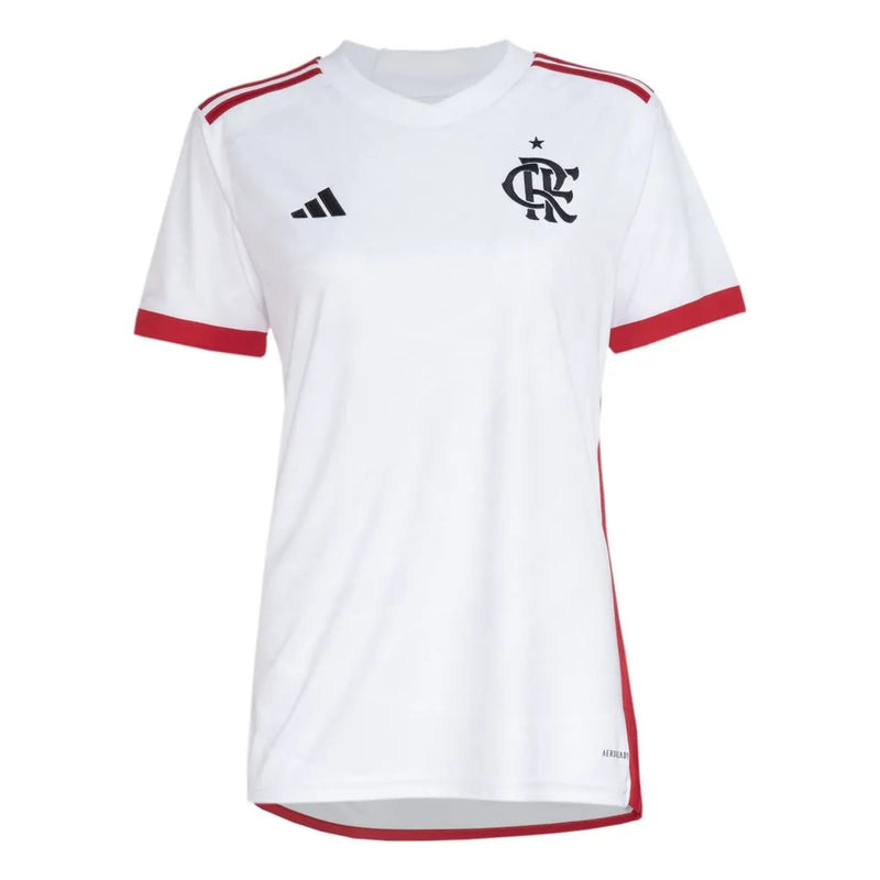CR FLAMENGO II 2024/25 BRANCO - MODELO FEMININO BABY LOOK