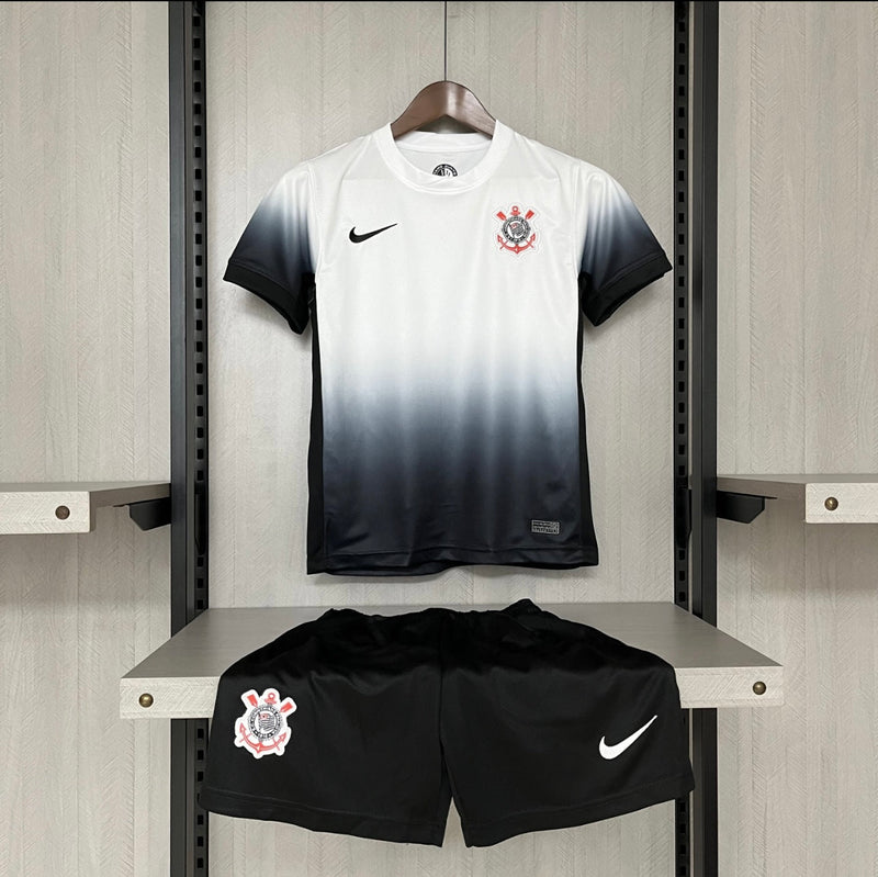 KIDS KIT CORINTHIANS 2024/25 BRANCO - FAN