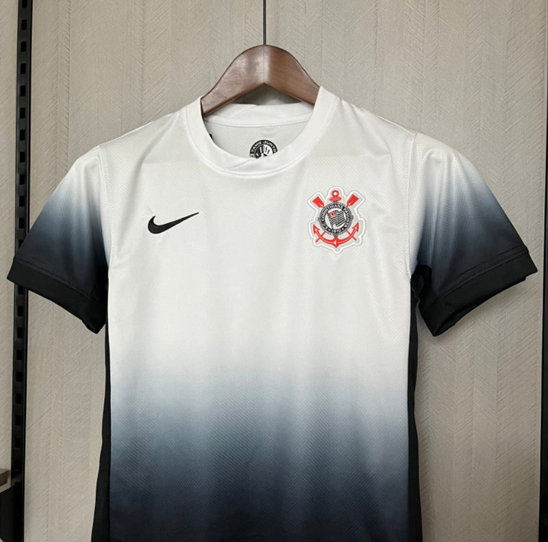 KIDS KIT CORINTHIANS 2024/25 BRANCO - FAN