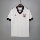 INGLATERRA HOME 1984 - UMBRO RETRO MASCULINO - BRANCO/PRETO