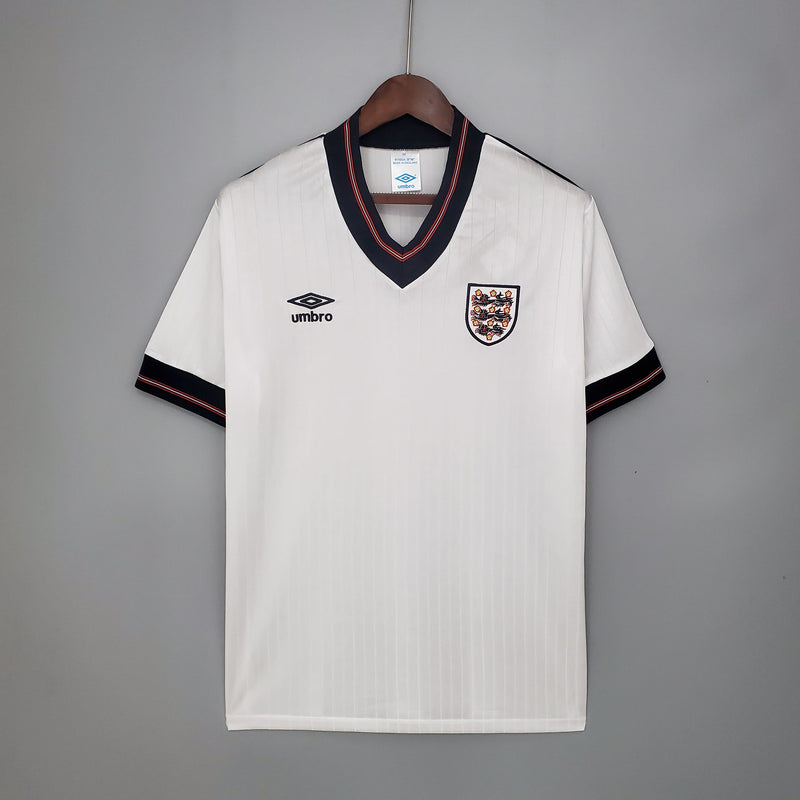 INGLATERRA HOME 1984 - UMBRO RETRO MEN`S - WHITE/BLACK
