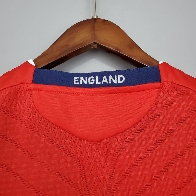 INGLATERRA AWAY 2008 - UMBRO RETRO MEN`S - RED/WHITE