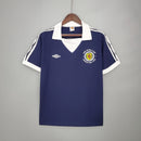 ESCOCIA HOME 1978 - UMBRO RETRO MASCULINO - AZUL/BRANCO