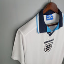 INGLATERRA HOME 1996 - UMBRO RETRO MASCULINO - BRANCO/PRETO