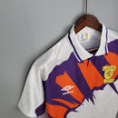 ESCOCIA AWAY 1991 - UMBRO RETRO MASCULINO - BRANCO/LARANJA