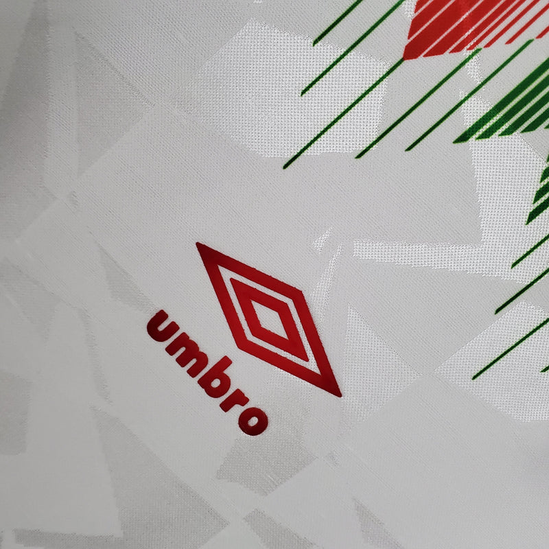 GALES AWAY 1990 - UMBRO RETRO MASCULINO - BRANCO/VERDE