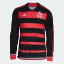 MANGA LONGA CR FLAMENGO I 2024/25 RUBRO-NEGRA - FAN VERSION