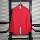LONG SLEEVE MANCHESTER UNITED HOME 2007/08 - NIKE RETRO MEN`S - RED