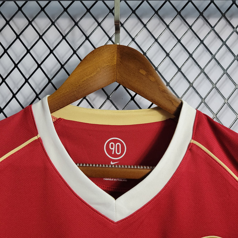 MANCHESTER UNITED HOME 2006 - NIKE RETRO MEN`S - RED/WHITE