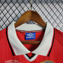 MANCHESTER UNITED HOME 1999/00 - UMBRO RETRO MEN`S - RED