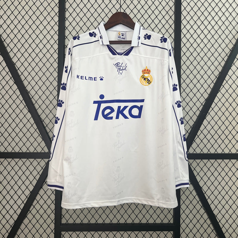 REAL MADRID I 94/96 HOMEM (RETRO) MANGA COMPRIDA