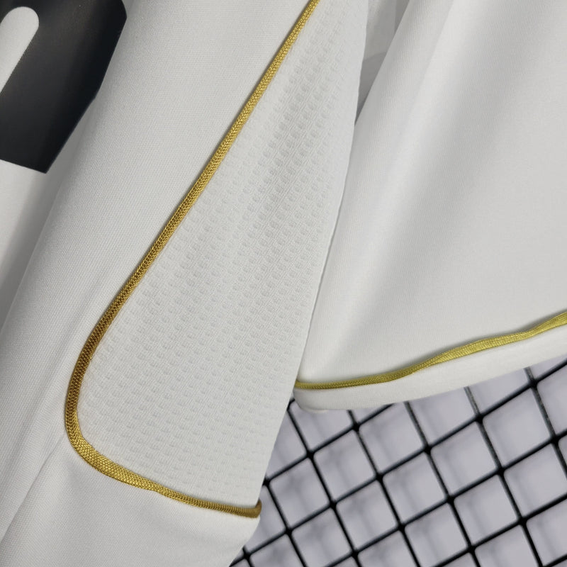 REAL MADRID HOME 2011/12 - ADIDAS RETRO MEN`S - WHITE/GOLD