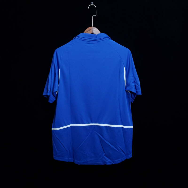 BRASIL AWAY 2002 - NIKE RETRO MEN`S - BLUE