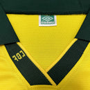BRASIL HOME 1994 - UMBRO RETRO MASCULINO - AMARELO/VERDE