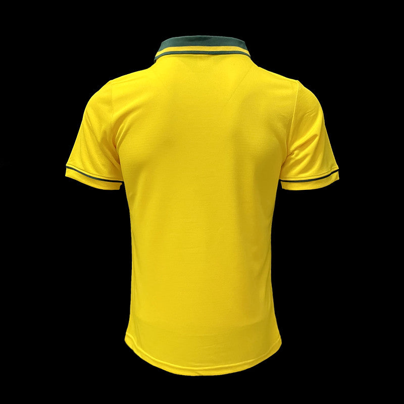 BRASIL HOME 1994 - UMBRO RETRO MEN`S - YELLOW/GREEN