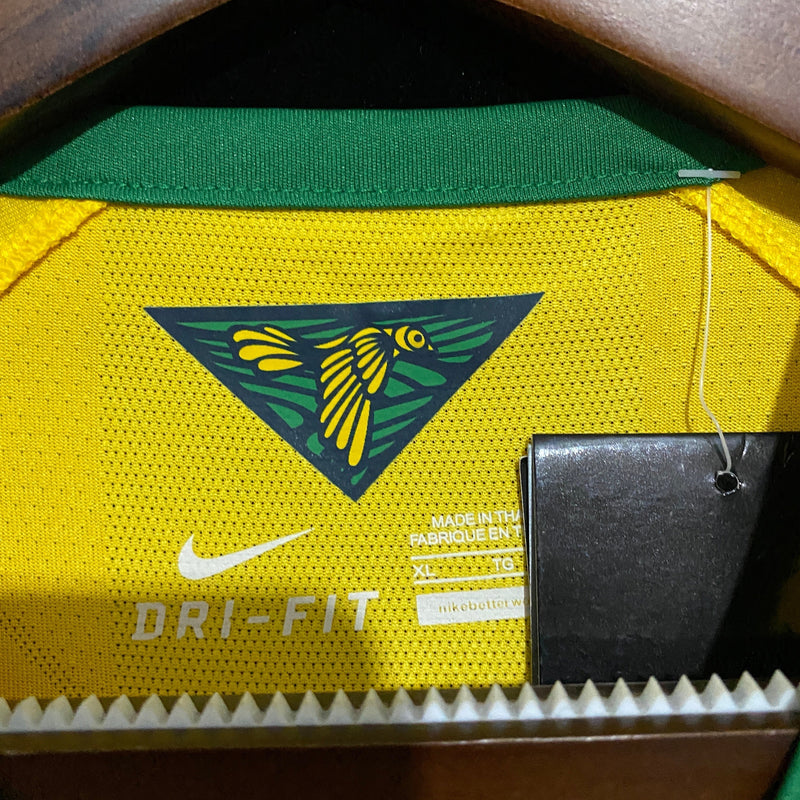 BRASIL HOME 2014 - NIKE RETRO MEN`S - YELLOW/GREEN