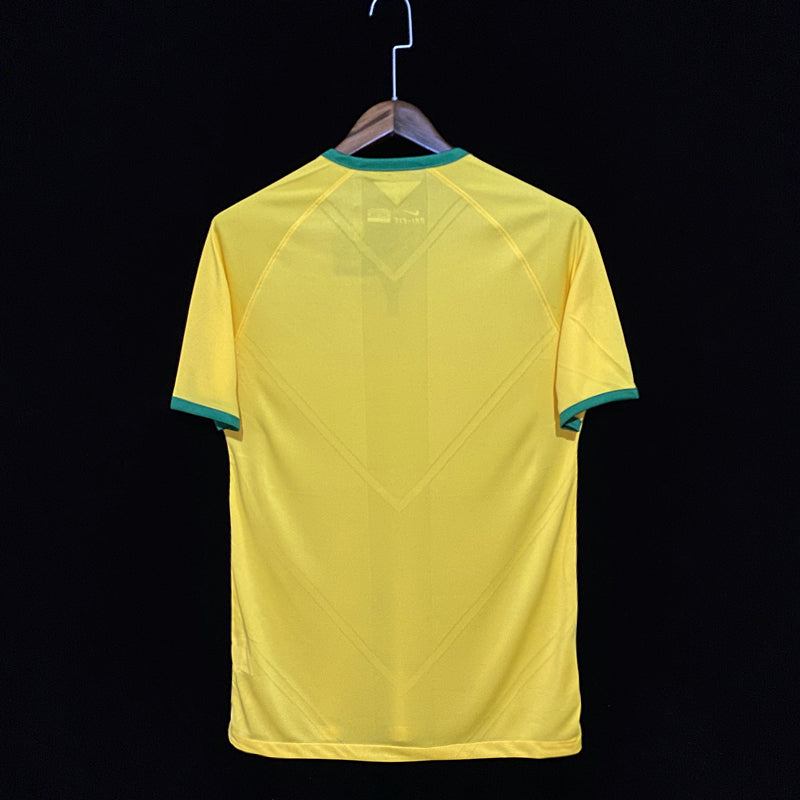 BRASIL HOME 2014 - NIKE RETRO MEN`S - YELLOW/GREEN