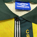BRASIL HOME 1991/93 - UMBRO RETRO MASCULINO - AMARELO/VERDE