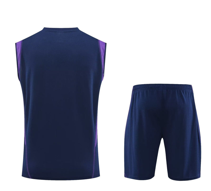 KIT DE TREINO SEM MANGAS ARGENTINA 23/24 - AZUL MARINHO