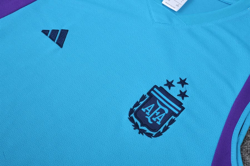 KIT DE TREINAMENTO SEM MANGAS ARGENTINA 23/24 - BLUE SKY