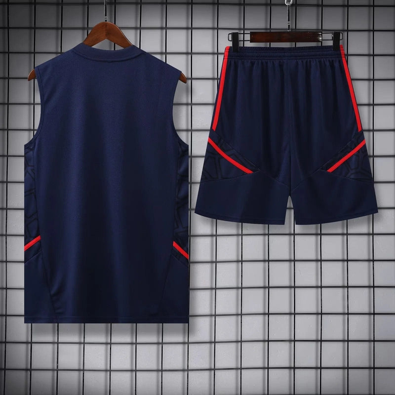 ARSENAL SLEEVELESS TRAINING KIT 23/24 - BLUE