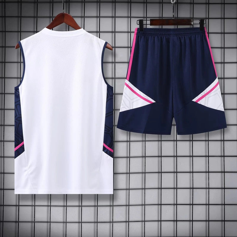 ARSENAL SLEEVELESS TRAINING KIT 23/24 - WHITE