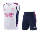 ARSENAL SLEEVELESS TRAINING KIT 23/24 - WHITE
