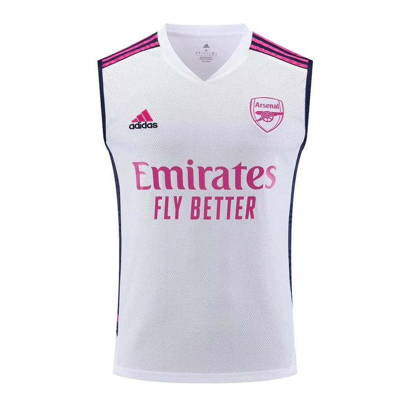 ARSENAL SLEEVELESS TRAINING KIT 23/24 - WHITE