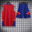 BAYERN MUNICH SLEEVELESS TRAINING KIT 2023/24 - RED