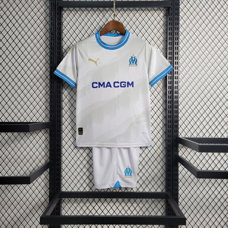 KIDS KIT OLIMPIQUE DE MARSELHA HOME 23/24