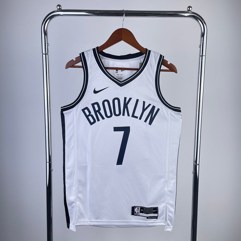 NBA BROOKLYN NETS KEVIN DURANT 7 BRANCO