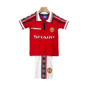 KIDS KIT RETRO MANCHESTER UNITED 1998/99 FAN
