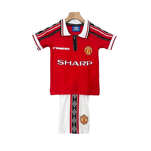 KIT INFANTIL RETRO MANCHESTER UNITED 1998/99 FÃ